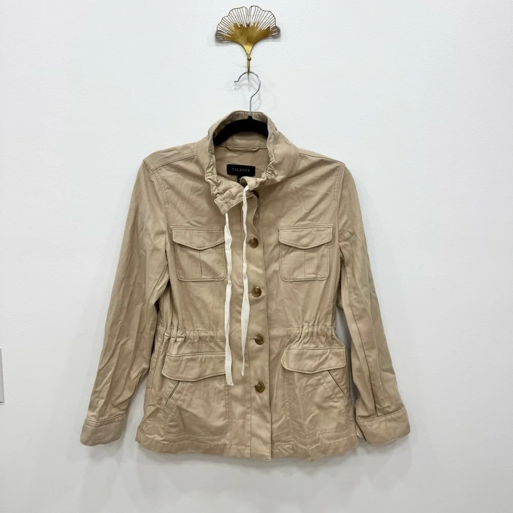 Talbots beige twill